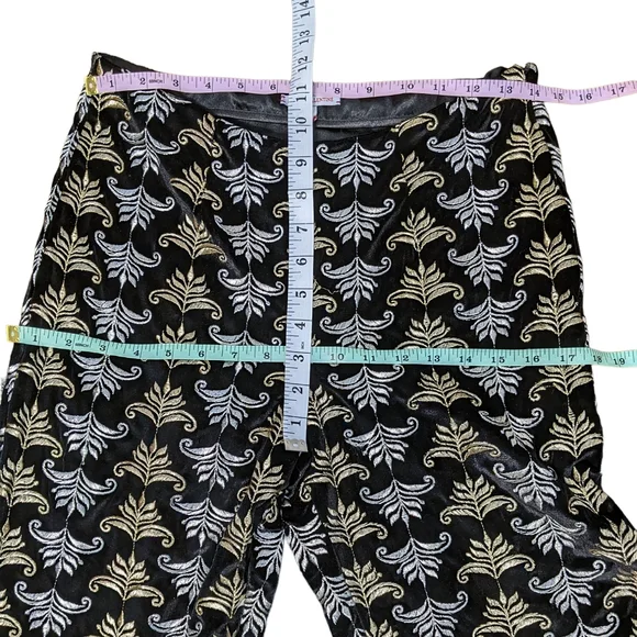 New Frances Valentine Petrie Metallic Embroidered Pants - Picture 2 of 13